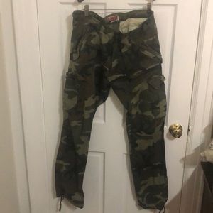 Cargo Camouflage Slim Fit Pants